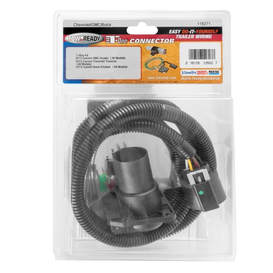 For 2013-2016 GMC Acadia 7-Way RV Wiring kit by: Tekonsha For 2013-2016 GMC Acadia 7-Way RV Wiring + Tekonsha Voyager Brake Control + Plug & Play BC Adapter By Tekonsha