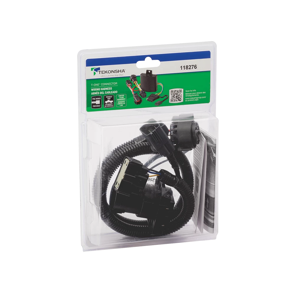 For 2020-2024 Cadillac XT5 7-Way RV Wiring + Pro Series POD Brake Control + Generic BC Wiring Adapter By Tekonsha