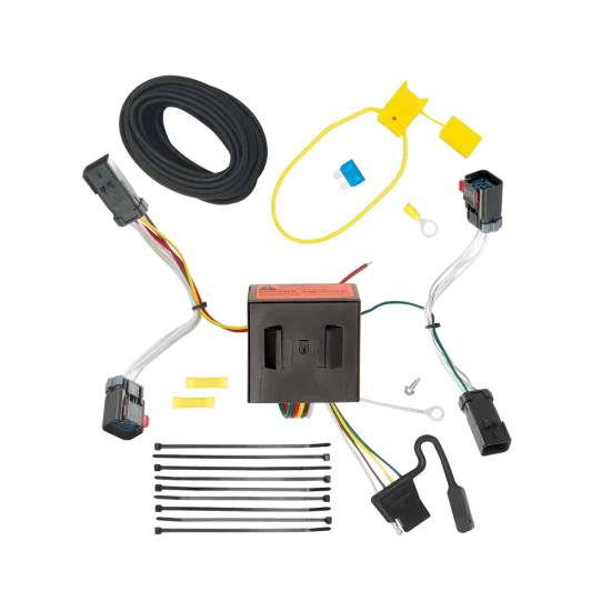 For 2011-2017 Jeep Compass 7-Way RV Wiring + Tekonsha Brakeman IV Brake Control + Generic BC Wiring Adapter (For (Old Body Style) Models) By Tekonsha