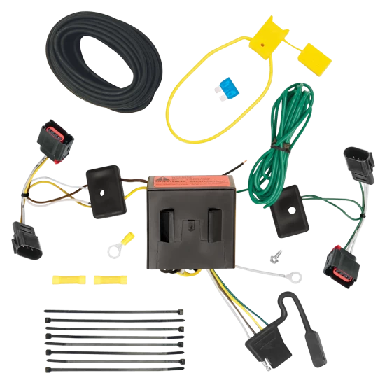 For 2008-2017 Jeep Patriot 7-Way RV Wiring + Tekonsha Primus IQ Brake Control By Tekonsha