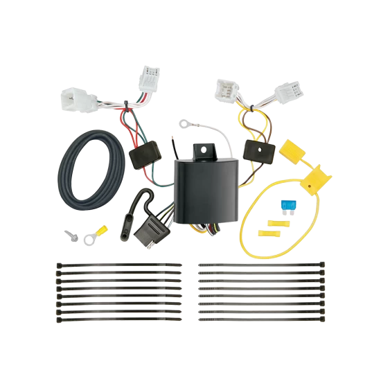 For 2017-2024 KIA Niro 7-Way RV Wiring + Pro Series Pilot Brake Control + Generic BC Wiring Adapter By Tekonsha