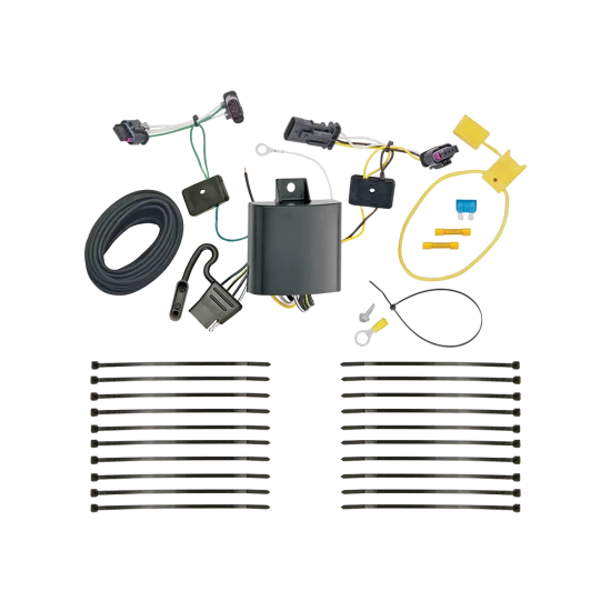 For 2017-2024 Jeep Compass 7-Way RV Wiring + Pro Series POD Brake Control + Generic BC Wiring Adapter (For (New Body Style) Models) By Tekonsha