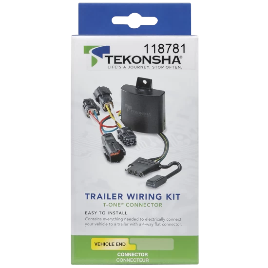 For 2018-2023 Honda Odyssey 7-Way RV Wiring + Tekonsha BRAKE-EVN Brake Control + Generic BC Wiring Adapter (For With Fuse Provisions Models) By Tekonsha