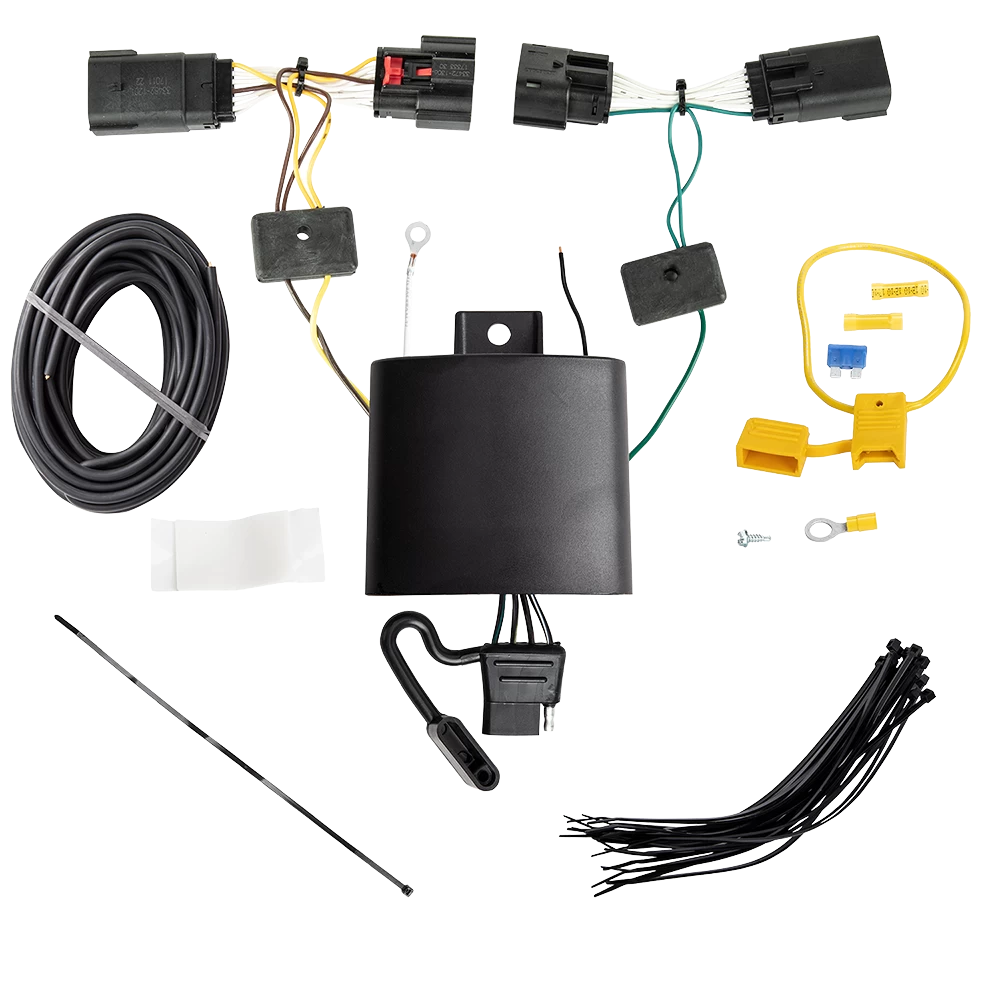 For 2020-2024 Jeep Gladiator 7-Way RV Wiring + Tekonsha Brakeman IV Brake Control + Plug & Play BC Adapter By Tekonsha