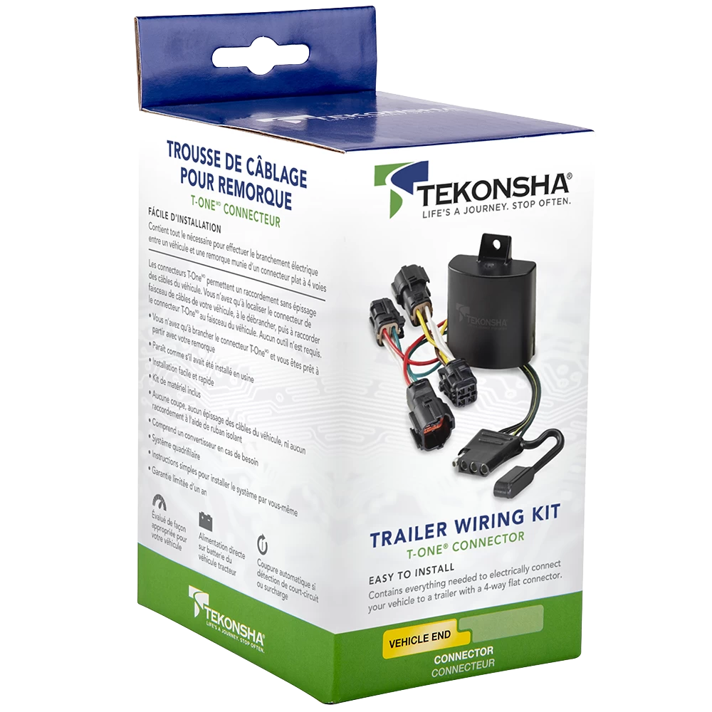 For 2020-2024 Jeep Gladiator 7-Way RV Wiring + Tekonsha Brakeman IV Brake Control + Plug & Play BC Adapter By Tekonsha