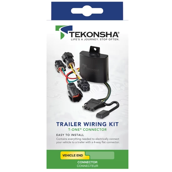 For 2018-2024 Jeep Wrangler 7-Way RV Wiring + Pro Series Pilot Brake Control + Plug & Play BC Adapter (For JL (New Body Style) Models) By Tekonsha