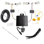 For 2019-2024 Ford Edge 7-Way RV Wiring + Tekonsha Voyager Brake Control + Generic BC Wiring Adapter (Excludes: Titanium Models) By Tekonsha
