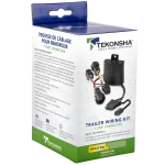 For 2019-2024 Ford Edge 7-Way RV Wiring + Tekonsha Voyager Brake Control + Generic BC Wiring Adapter (Excludes: Titanium Models) By Tekonsha