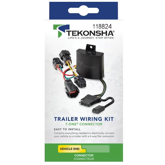 For 2021-2024 Toyota Sienna 7-Way RV Wiring + Tekonsha BRAKE-EVN Brake Control + Generic BC Wiring Adapter By Tekonsha