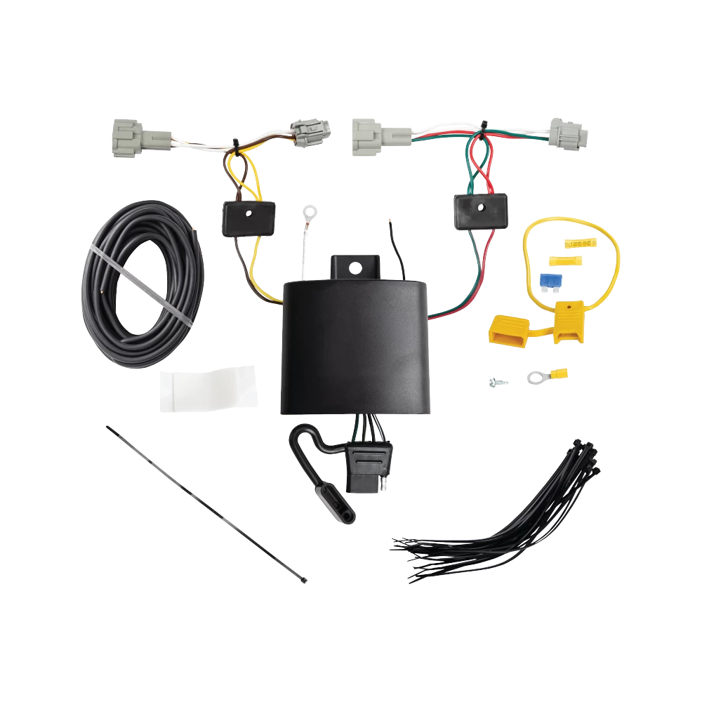 For 2021-2024 Nissan Rogue 7-Way RV Wiring + Tekonsha Voyager Brake Control + Generic BC Wiring Adapter By Tekonsha