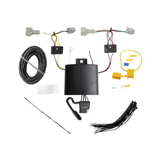 For 2021-2024 Nissan Rogue 7-Way RV Wiring + Tekonsha Voyager Brake Control + Generic BC Wiring Adapter By Tekonsha