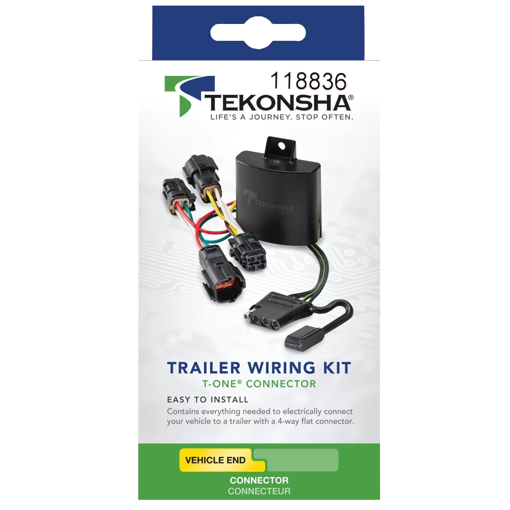 For 2021-2024 Ford Bronco Sport 7-Way RV Wiring By Tekonsha