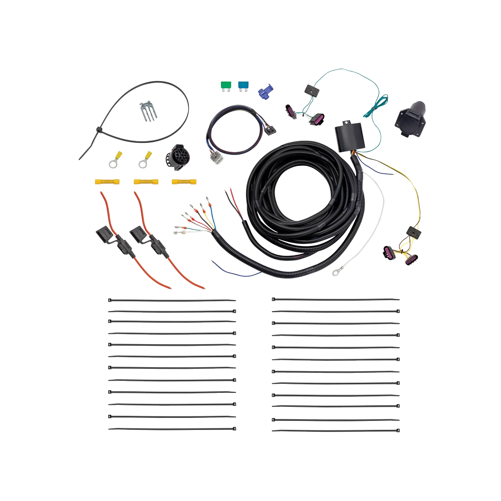For 2014-2023 Dodge Durango 7-Way RV Wiring + Tekonsha BRAKE-EVN Brake Control + Plug & Play BC Adapter By Tekonsha