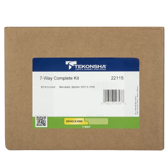 For 2014-2018 Freightliner Sprinter 2500 Tekonsha Prodigy iD Bluetooth Wireless Brake Control + Plug & Play BC Adapter + 7-Way RV Wiring By Tekonsha
