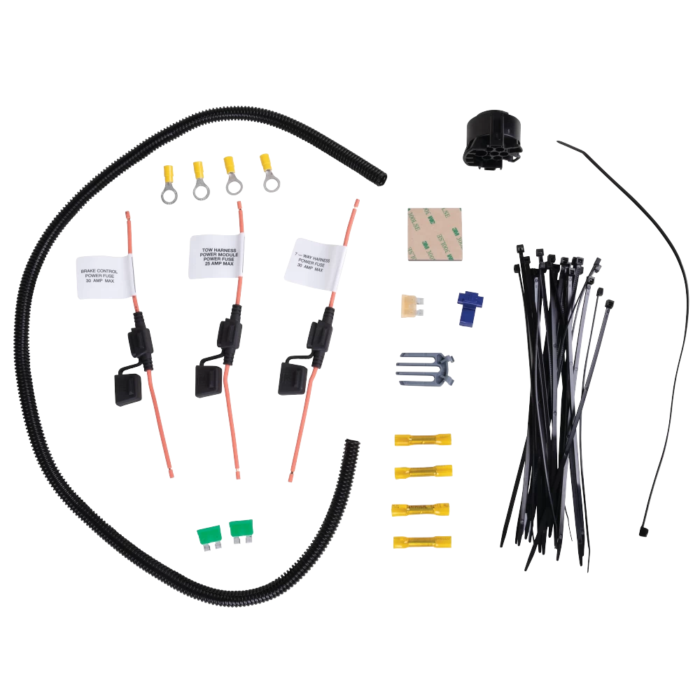 For 2020-2024 Toyota Highlander 7-Way RV Wiring + Pro Series Pilot Brake Control By Tekonsha
