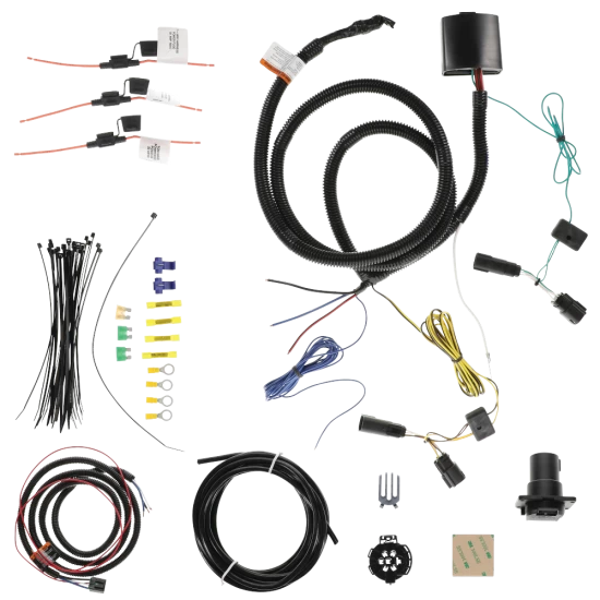 For 2021-2024 Jeep Grand Cherokee L 7-Way RV Wiring + Tekonsha BRAKE-EVN Brake Control + Plug & Play BC Adapter By Tekonsha