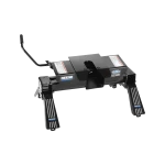 For 2015-2020 Ford F-150 Custom Industry Standard Above Bed Rail Kit + 16K Fifth Wheel + King Pin Lock + Base Rail Lock + 10" Lube Plate + Fifth Wheel Cover + Lube (For 5'8 or Shorter Bed (Sidewinder Required), Except Raptor, w/o Factory Puck System 