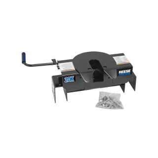 For 1973-2000 GMC C/K Series Industry Standard Semi-Custom Above Bed Rail Kit + 20K Fifth Wheel + Square Slider + King Pin Lock + Base Rail Lock + 10" Lube Plate + Fifth Wheel Cover + Lube (For 6-1/2' or Shorter Bed, w/o Factory Puck System Models) B For 1973-2000 GMC C/K Series Industry Standard Semi-Custom Above Bed Rail Kit + 20K Fifth Wheel + Square Slider + King Pin Lock + Base Rail Lock + 10" Lube Plate + Fifth Wheel Cover + Lube (For 6-1/2' or Shorter Bed, w/o Factory Puck System Models) B