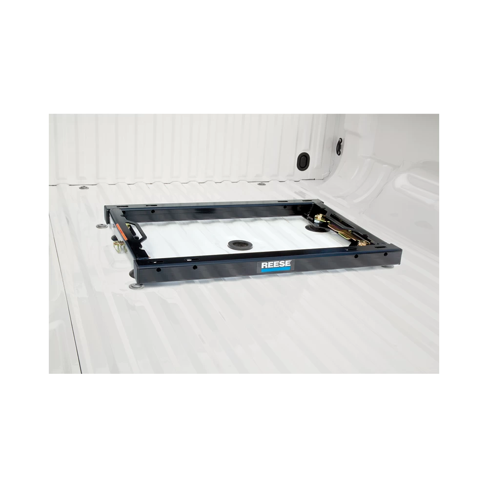 For 2011-2024 Ford F-350 Super Duty Adapter for Converting Factory Puck System or Reese Elite System to Industry Standard Base Rail Kit (For w/Factory or Reese Elite Puck System Models) By Reese