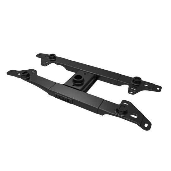 For 2017-2022 Ford F-350 Super Duty Elite Series Fifth Wheel Hitch Mounting System Rail Kit + Pop-In Gooseneck Ball & Elite Plate For Models w/o Factory Puck System (Excludes: w/Factory Prep Kit, w/o Factory Puck System Models) By Reese