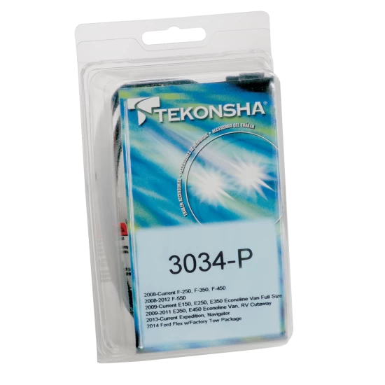 For 2009-2014 Ford E-250 Econoline 7-Way RV Wiring + Tekonsha Primus IQ Brake Control + Plug & Play BC Adapter By Tekonsha