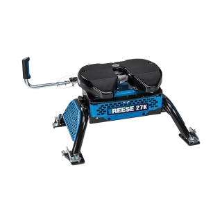 For 2016-2019 Chevrolet Silverado 3500 HD M5 Fifth Wheel Hitch + In-Bed Wiring 27K Talon Jaw Complete System For Models w/ Factory Puck System + King Pin Lock + 10" Lube Plate + Fifth Wheel Cover + Lube (For w/Factory or Reese Elite Puck System Model