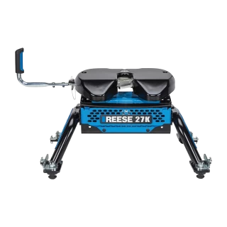 For 2016-2019 Chevrolet Silverado 3500 HD M5 Fifth Wheel Hitch + In-Bed Wiring 27K Talon Jaw Complete System For Models w/ Factory Puck System + King Pin Lock + 10" Lube Plate + Fifth Wheel Cover + Lube (For w/Factory or Reese Elite Puck System Model