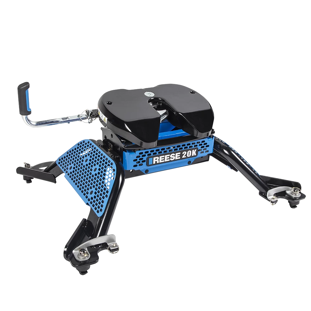 For 2014-2024 RAM 2500 M5 Fifth Wheel Hitch + In-Bed Wiring 20K Talon Jaw Complete System For Models w/ Factory Puck System (For w/Factory or Reese Elite Puck System Models) By Reese