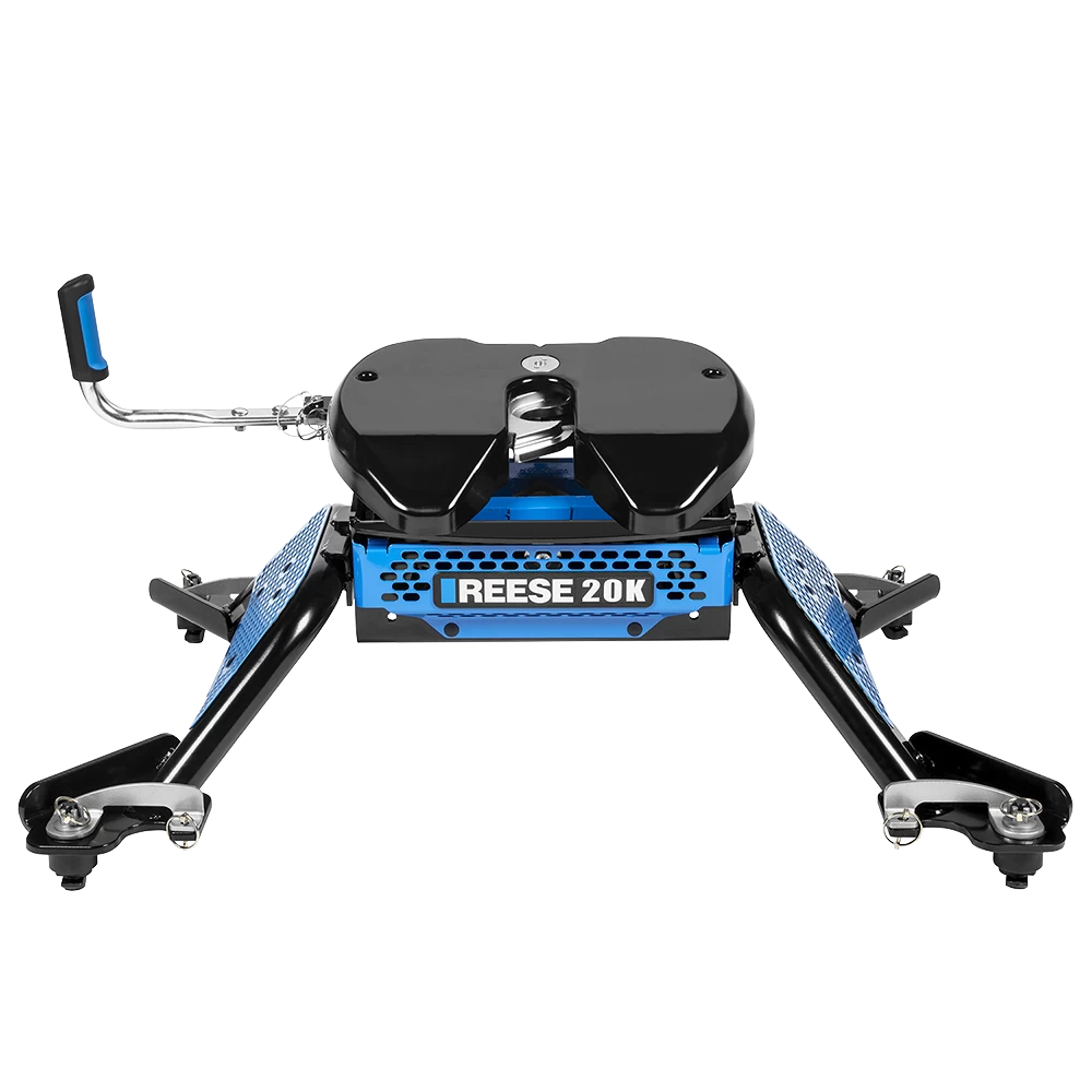 For 2014-2024 RAM 2500 M5 Fifth Wheel Hitch + In-Bed Wiring 20K Talon Jaw Complete System For Models w/ Factory Puck System (For w/Factory or Reese Elite Puck System Models) By Reese
