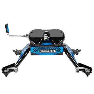 For 2014-2024 RAM 2500 M5 Fifth Wheel Hitch + In-Bed Wiring 27K Talon Jaw Complete System For Models w/ Factory Puck System + King Pin Lock + 10" Lube Plate + Fifth Wheel Cover + Lube (For w/Factory or Reese Elite Puck System Models) By Reese For 2014-2024 RAM 2500 M5 Fifth Wheel Hitch + In-Bed Wiring 27K Talon Jaw Complete System For Models w/ Factory Puck System + King Pin Lock + 10" Lube Plate + Fifth Wheel Cover + Lube (For w/Factory or Reese Elite Puck System Models) By Reese