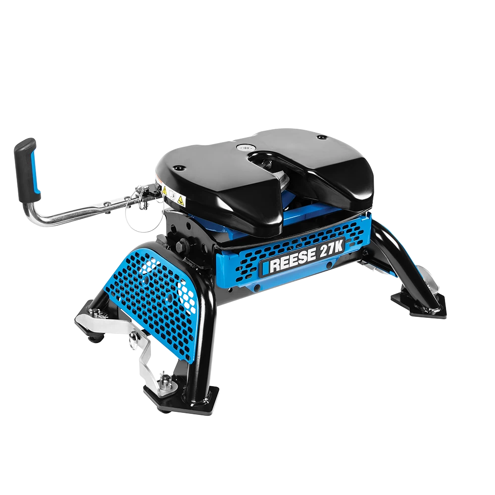 For 2011-2016 Ford F-350 Super Duty M5 Fifth Wheel Hitch + In-Bed Wiring 27K Talon Jaw Complete System For Models w/ Factory Puck System (For w/Factory or Reese Elite Puck System Models) By Reese