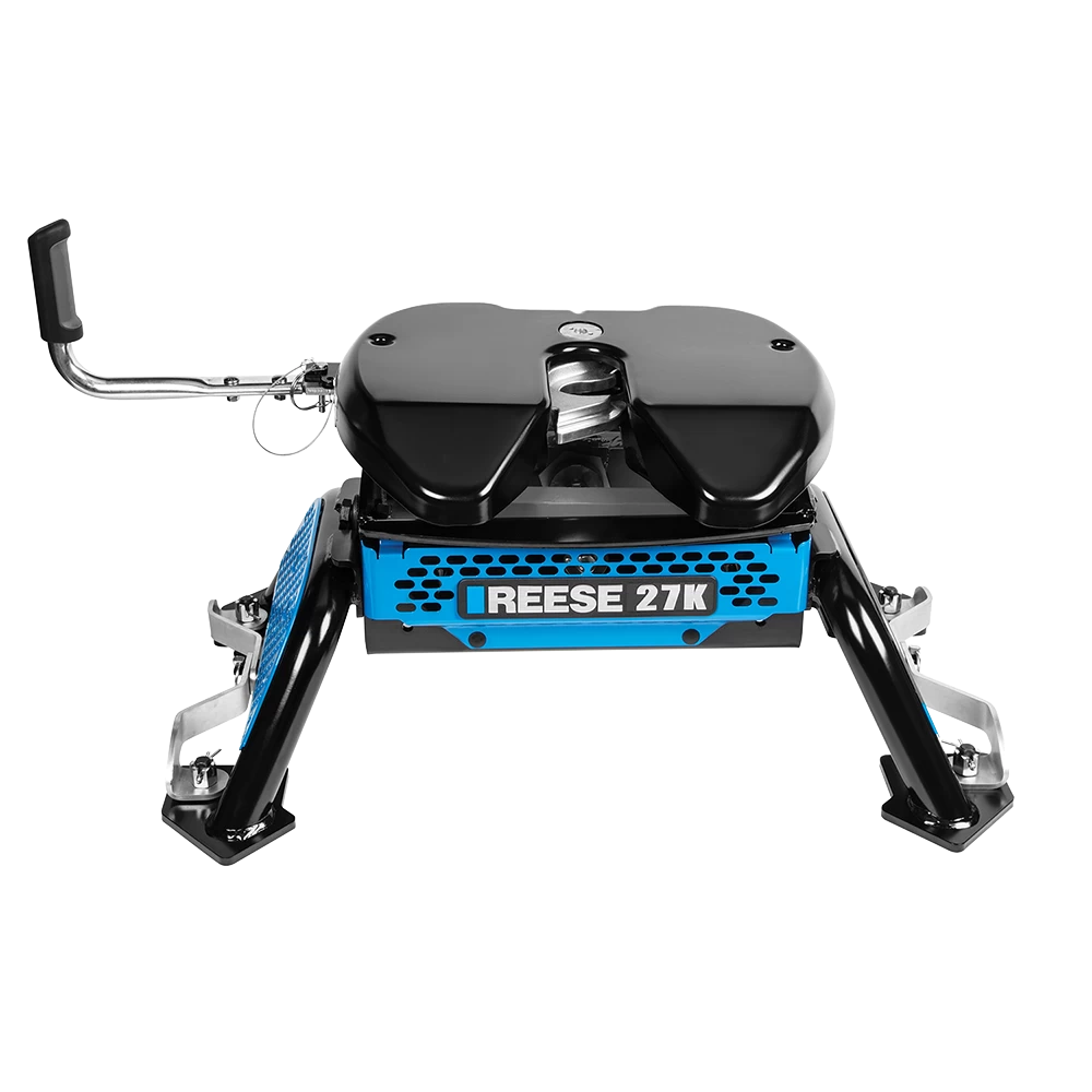 For 2011-2016 Ford F-350 Super Duty M5 Fifth Wheel Hitch + In-Bed Wiring 27K Talon Jaw Complete System For Models w/ Factory Puck System (For w/Factory or Reese Elite Puck System Models) By Reese