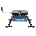 For 2003-2010 Dodge Ram 3500 Industry Standard Semi-Custom Above Bed Rail Kit + Reese M5 20K Fifth Wheel + In-Bed Wiring + King Pin Lock + Base Rail Lock + 10" Lube Plate + Fifth Wheel Cover + Lube (For 6-1/2' and 8 foot Bed, w/Overload Springs, w/o 