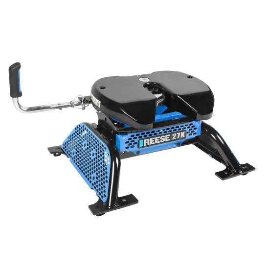 For 2020-2024 Chevrolet Silverado 1500 Custom Outboard Above Bed Rail Kit + Reese M5 27K Fifth Wheel + In-Bed Wiring + King Pin Lock (For 5'8 or Shorter Bed (Sidewinder Required), w/o Factory Puck System Models) By Reese