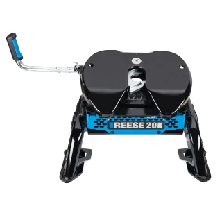For 2020-2024 Chevrolet Silverado 2500 HD M5 Fifth Wheel Hitch + In-Bed Wiring 20K Talon Jaw Complete System For Models w/ Factory Puck System (For w/Factory or Reese Elite Puck System Models) By Reese