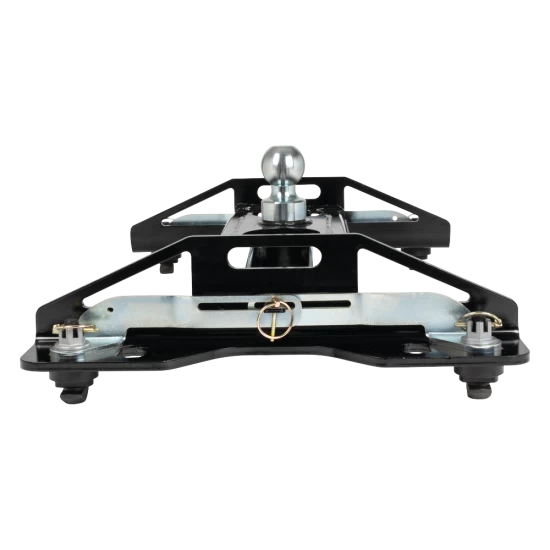 For 2015-2023 Ford F-150 Custom Reese Max Duty Underbed Rail Kit Power Puck System + 14K Gooseneck + Fifth Wheel (For All Styles, w/o Factory Puck System Models) By Reese