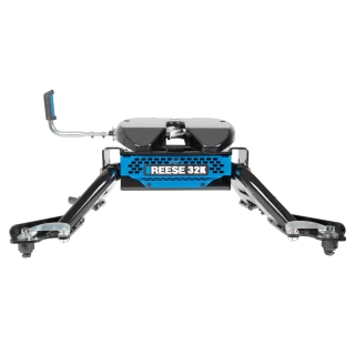 For 2015-2024 RAM 3500 M5 Fifth Wheel Hitch 32K Talon Jaw Complete System For Models w/ Factory Puck System + King Pin Lock + 10" Lube Plate + Fifth Wheel Cover + Lube (For w/Factory or Reese Elite Puck System Models) By Reese