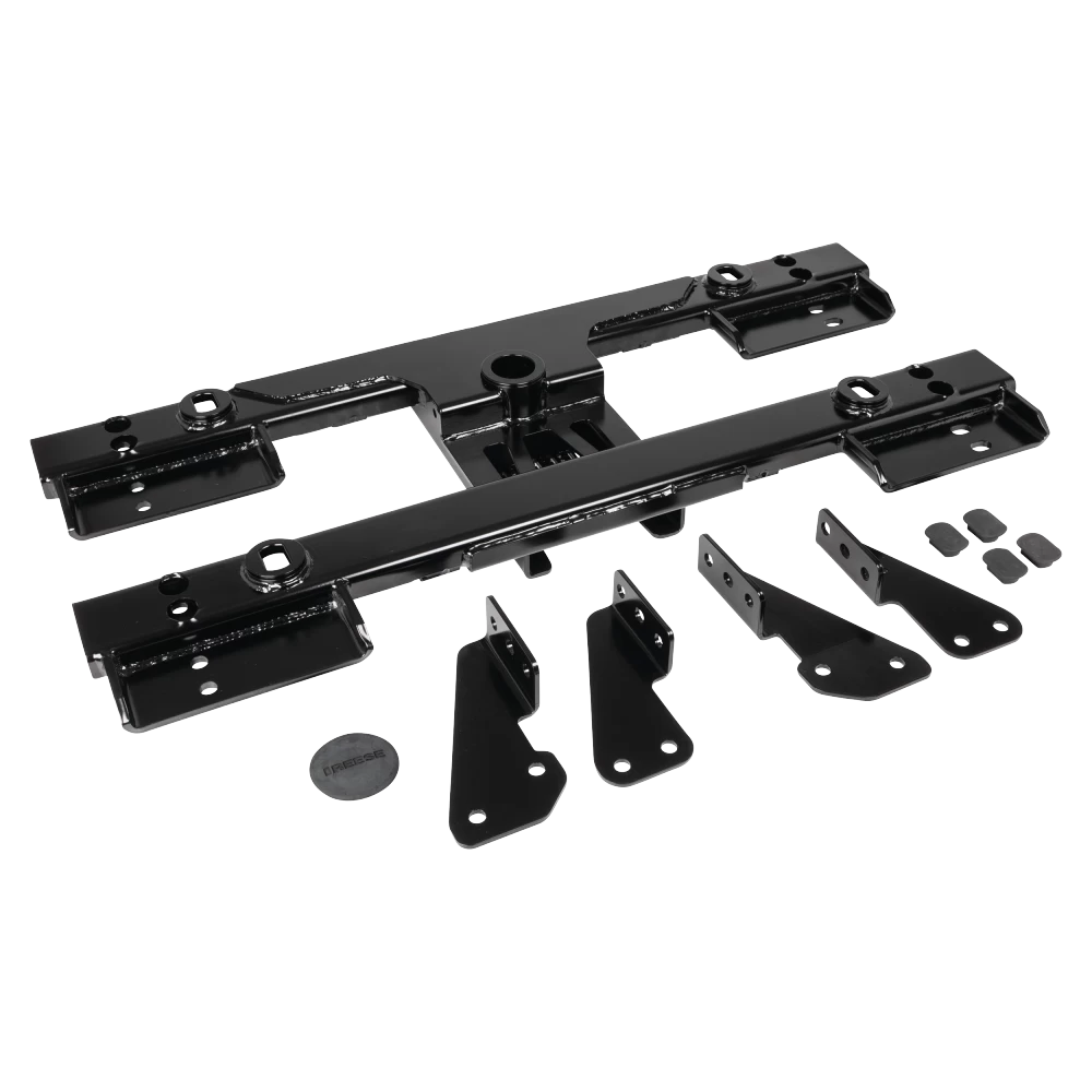 For 2020-2024 GMC Sierra 2500 HD Elite Series Fifth Wheel Hitch Mounting System Rail Kit + Elite Gooseneck For Models w/o Factory Puck System (For 6-1/2' and 8 foot Bed, w/o Factory Puck System Models) By Reese