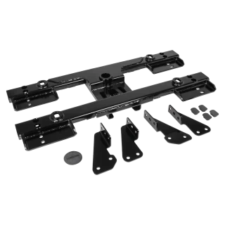 For 2020-2024 GMC Sierra 2500 HD Elite Series Fifth Wheel Hitch Mounting System Rail Kit + Pop-In Gooseneck Ball & Elite Plate For Models w/o Factory Puck System (For 6-1/2' and 8 foot Bed, w/o Factory Puck System Models) By Reese