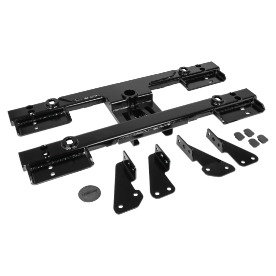 For 2020-2024 Chevrolet Silverado 3500 HD Elite Series Fifth Wheel Hitch Mounting System Rail Kit For Models w/o Factory Puck System (For 6-1/2' and 8 foot Bed, w/o Factory Puck System Models) By Reese