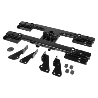 For 2020-2024 GMC Sierra 2500 HD Elite Series Fifth Wheel Hitch Mounting System Rail Kit + Pop-In Gooseneck Ball & Elite Plate For Models w/o Factory Puck System (For 6-1/2' and 8 foot Bed, w/o Factory Puck System Models) By Reese