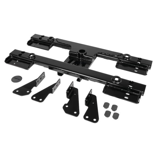 For 2020-2024 Chevrolet Silverado 3500 HD Elite Series Fifth Wheel Hitch Mounting System Rail Kit For Models w/o Factory Puck System (For 6-1/2' and 8 foot Bed, w/o Factory Puck System Models) By Reese