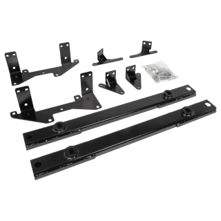 For 2020-2024 GMC Sierra 1500 Custom Reese Max Duty Underbed Rail Kit Power Puck System + 14K Fifth Wheel + In Bed Wiring + King Pin Lock + 10" Lube Plate + Fifth Wheel Cover + Lube (For All Styles, w/o Factory Puck System Models) By Reese