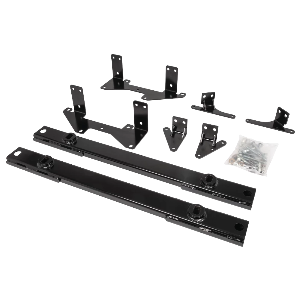 For 2020-2024 GMC Sierra 1500 Custom Reese Max Duty Underbed Rail Kit Power Puck System + 14K Fifth Wheel + In Bed Wiring + King Pin Lock + 10" Lube Plate + Fifth Wheel Cover + Lube (For All Styles, w/o Factory Puck System Models) By Reese