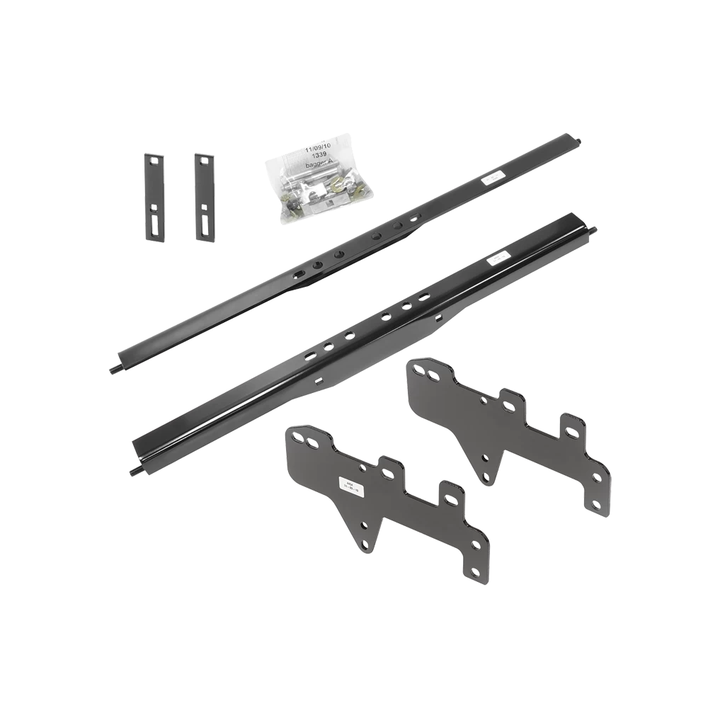 For 2007-2007 Chevrolet Silverado 1500 Hide-A-Goose Underbed Gooseneck Hitch System (For Classic, w/o Factory Puck System Models) By Draw-Tite