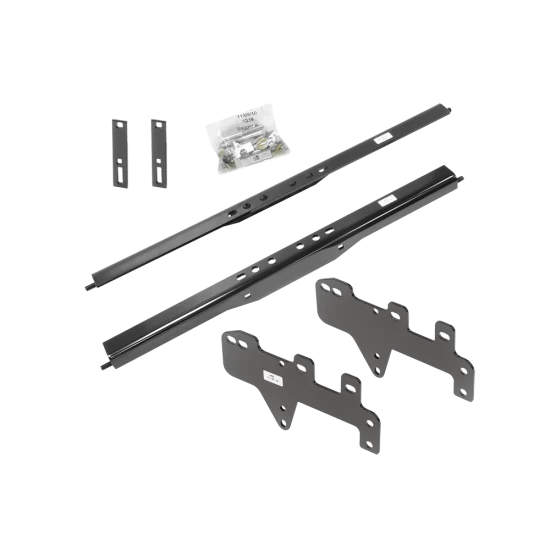 For 2014-2018 Chevrolet Silverado 1500 Fold Down Plate Underbed Gooseneck Hitch System (For w/o Factory Puck System, Does Not Fit MagneRide Magnetic Ride Suspension Models) By Draw-Tite