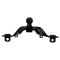 For 2020-2024 GMC Sierra 1500 Custom Outboard Above Bed Rail Kit + 25K Pro Series Gooseneck Hitch + In-Bed Wiring (For 5'8 or Shorter Bed (Sidewinder Required), w/o Factory Puck System Models) By Reese