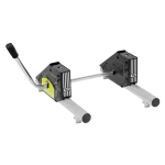 For 2013-2024 RAM 3500 Custom Industry Standard Above Bed Rail Kit + 20K Fifth Wheel + Round Tube Slider + In-Bed Wiring (For 6-1/2' or Shorter Bed, w/o Factory Puck System Models) By Reese