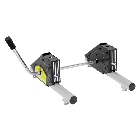 For 2013-2024 RAM 3500 Custom Industry Standard Above Bed Rail Kit + 20K Fifth Wheel + Round Tube Slider + In-Bed Wiring (For 6-1/2' or Shorter Bed, w/o Factory Puck System Models) By Reese