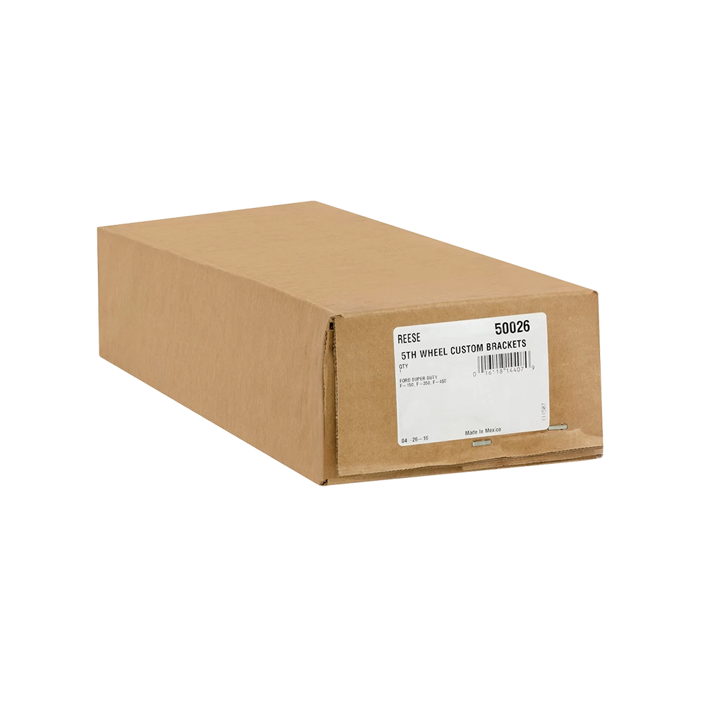 For 2011-2016 Ford F-250 Super Duty Gooseneck Fifth Wheel Underbed Custom Fit Brackets For Standard Rails (For 6-1/2' and 8 foot Bed, Except Cab & Chassis, w/o Factory Puck System Models) By Reese